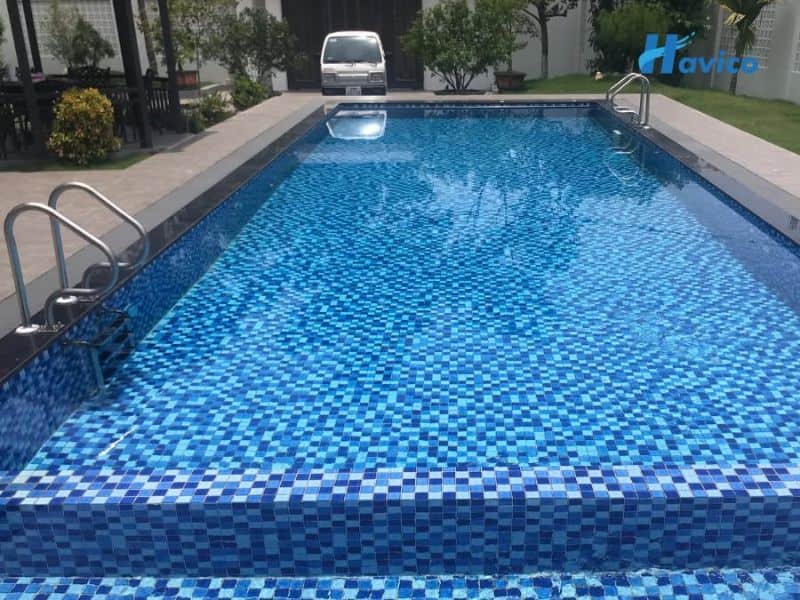 Havico bàn giao công trình thi công bể bơi cho anh Dương tại Ninh Bình