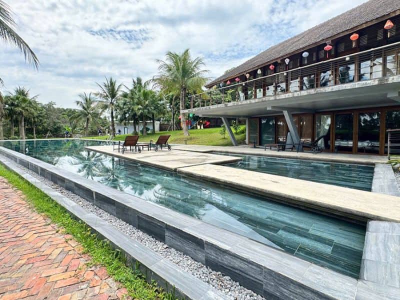 Havico bàn giao công trình thi công bể bơi cho resort cao cấp tại xã Phú Đình