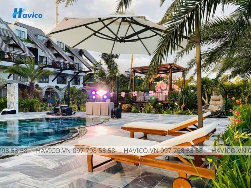Havico bàn giao công trình thi công bể bơi tại Sầm Sơn Resort, Thanh Hóa