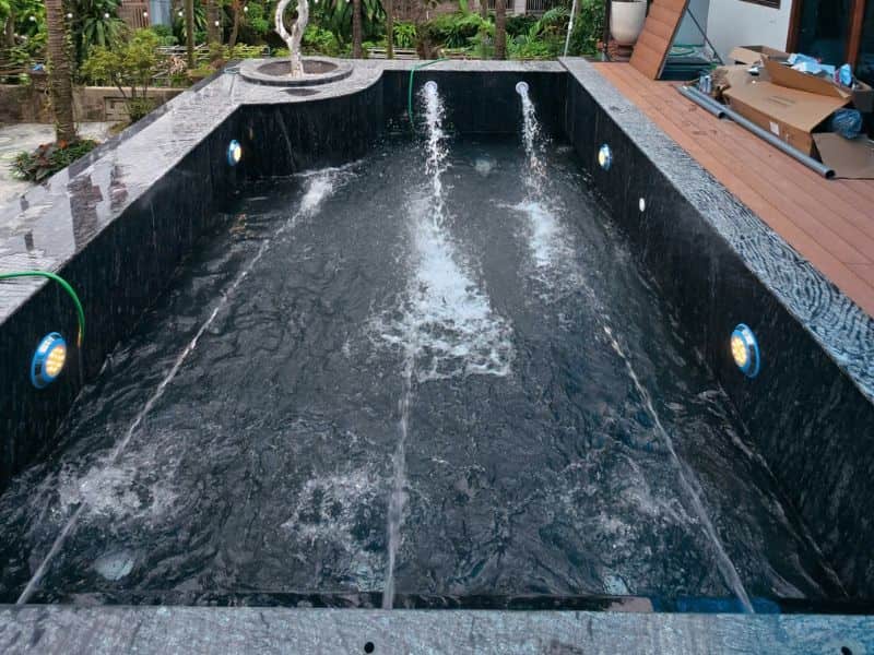 Havico bàn giao công trình thi công bể bơi tại xã Nghĩa Lâm, Nghệ An