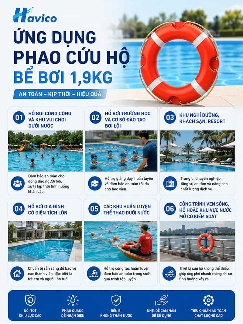 phao cứu hộ bể bơi 