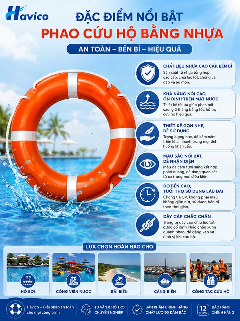 phao cứu hộ bể bơi bằng nhựa