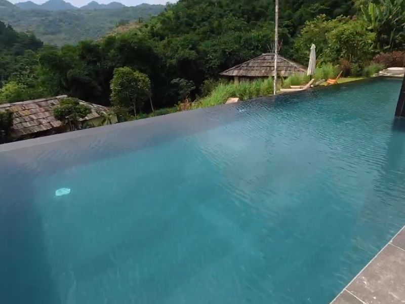 Havico bàn giao công trình thi công bể bơi tại xã Phục Hòa, Cao Bằng