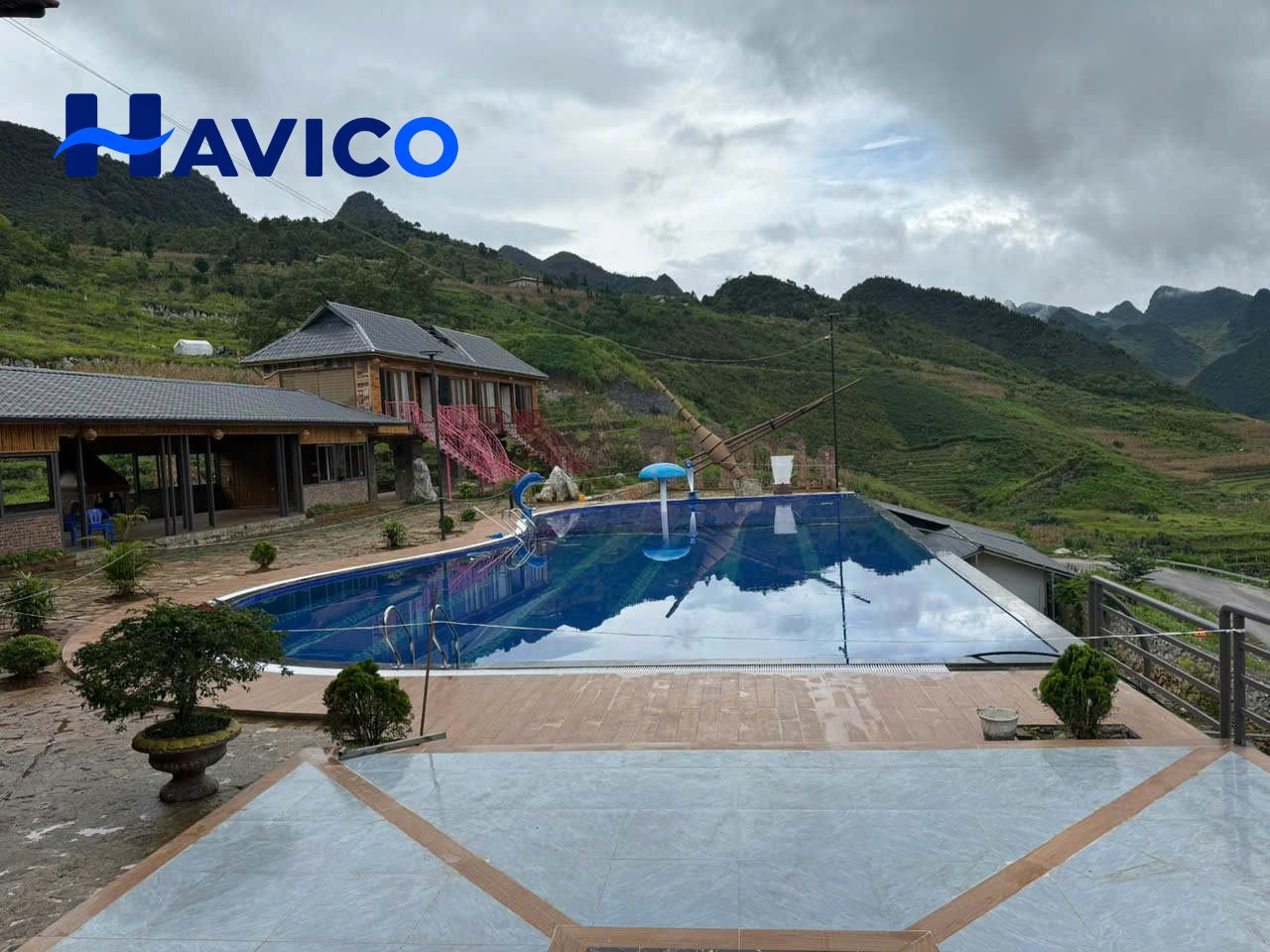 Chi phí xây bể bơi 20–100m²