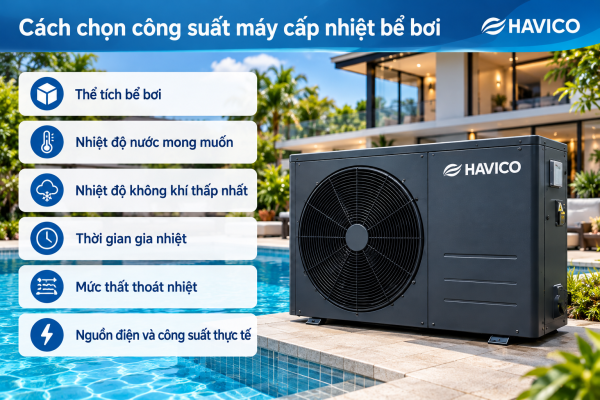 Máy cấp nhiệt hồ bơi
